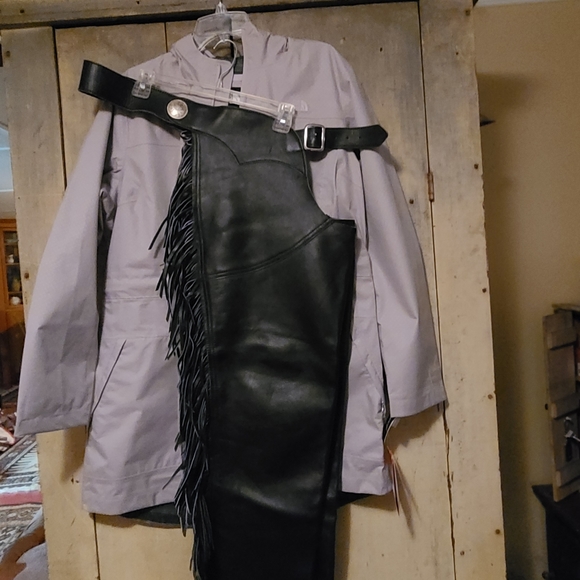 Leather Riding Chaps - Picture 12 of 13